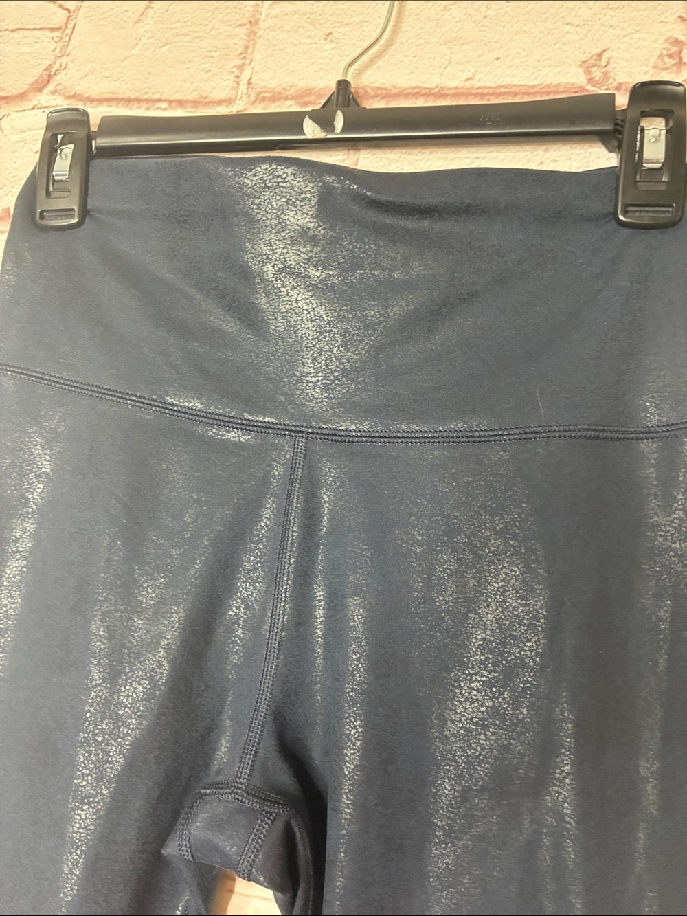 Offline by Aerie The Hugger Crackle Navy Blue Leggings Crop Ankle Like New Mediu - Picture 4 of 7